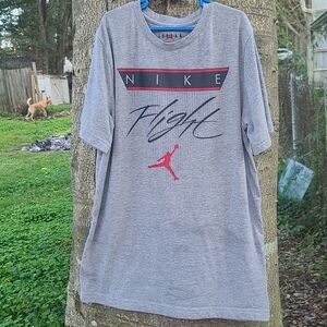 Nike air Jordan flight Grey t-shirt